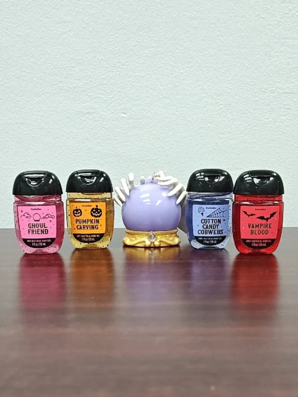 Bath & Body Works FORTUNE TELLER Light-Up Glow-In-The-Dark Pocketbac Holder Set